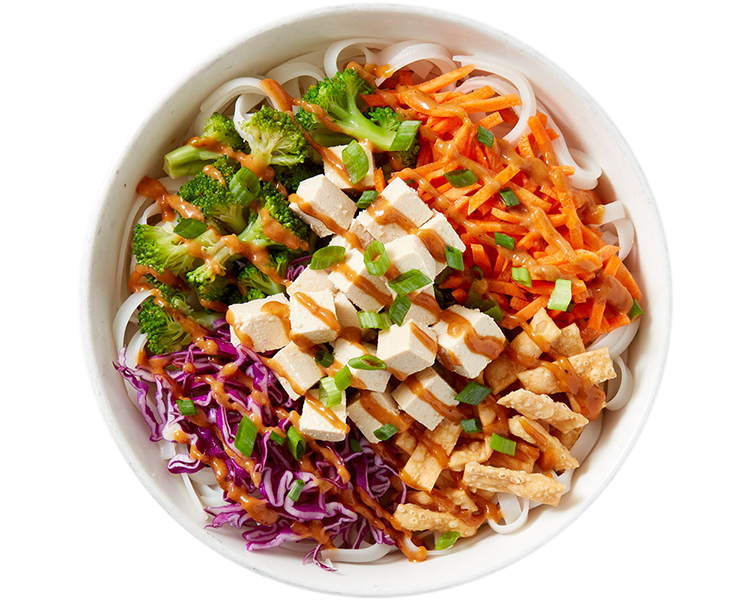Fresh healthy bowl at Freshii Sundance Calgary