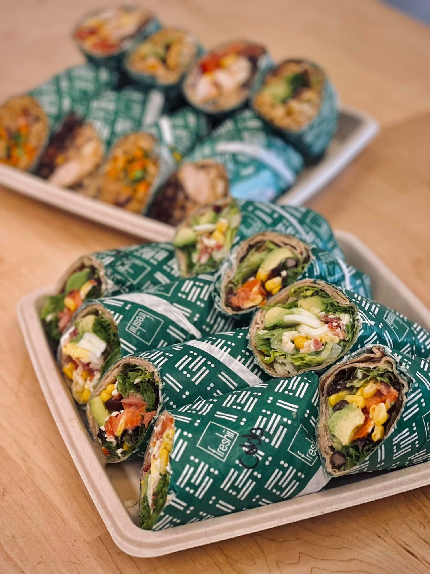 Catering wrap platter from Freshii Sundance Calgary