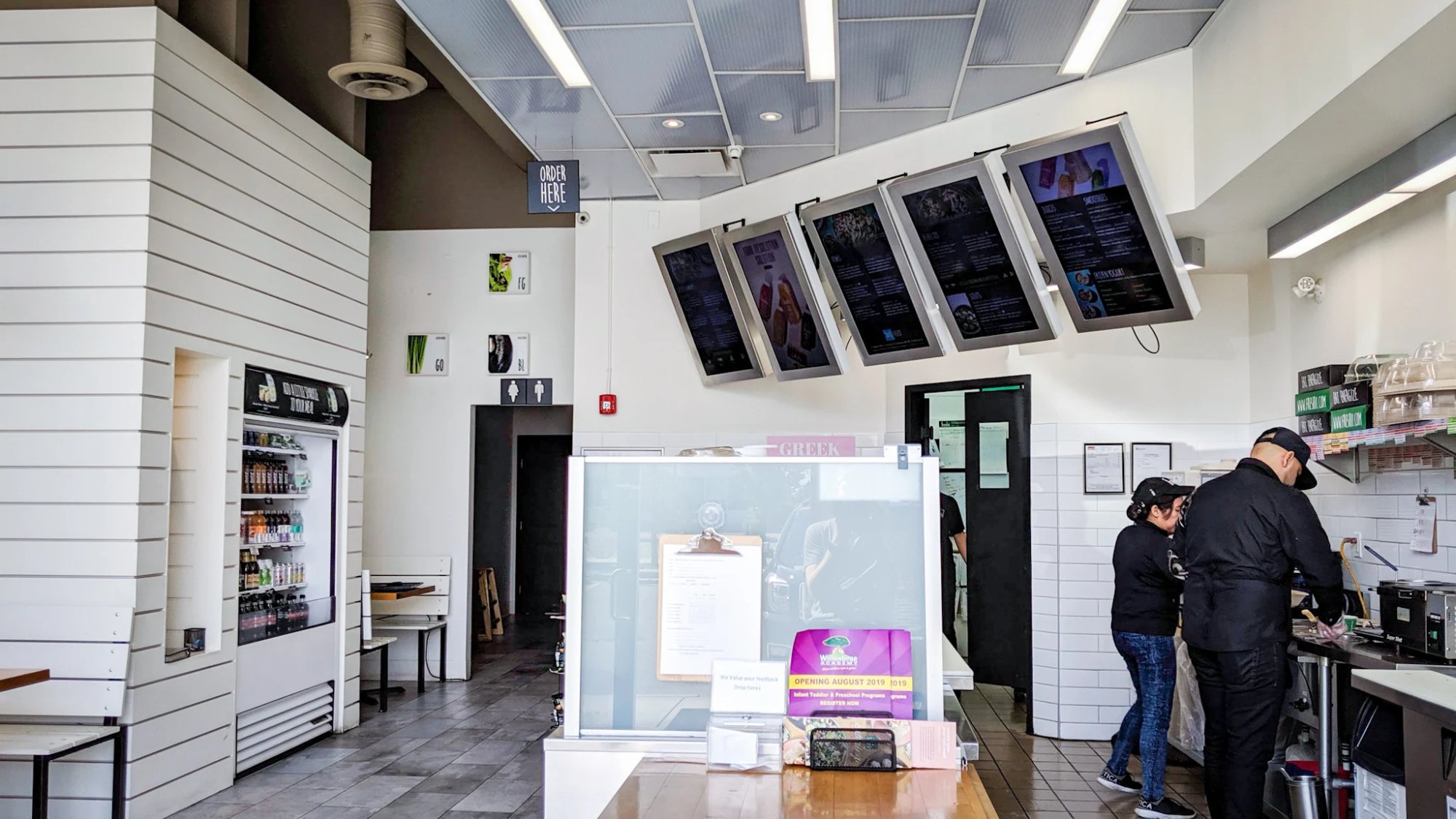 Freshii Sundance Calgary restaurant interior at 15 Sunpark Plaza SE